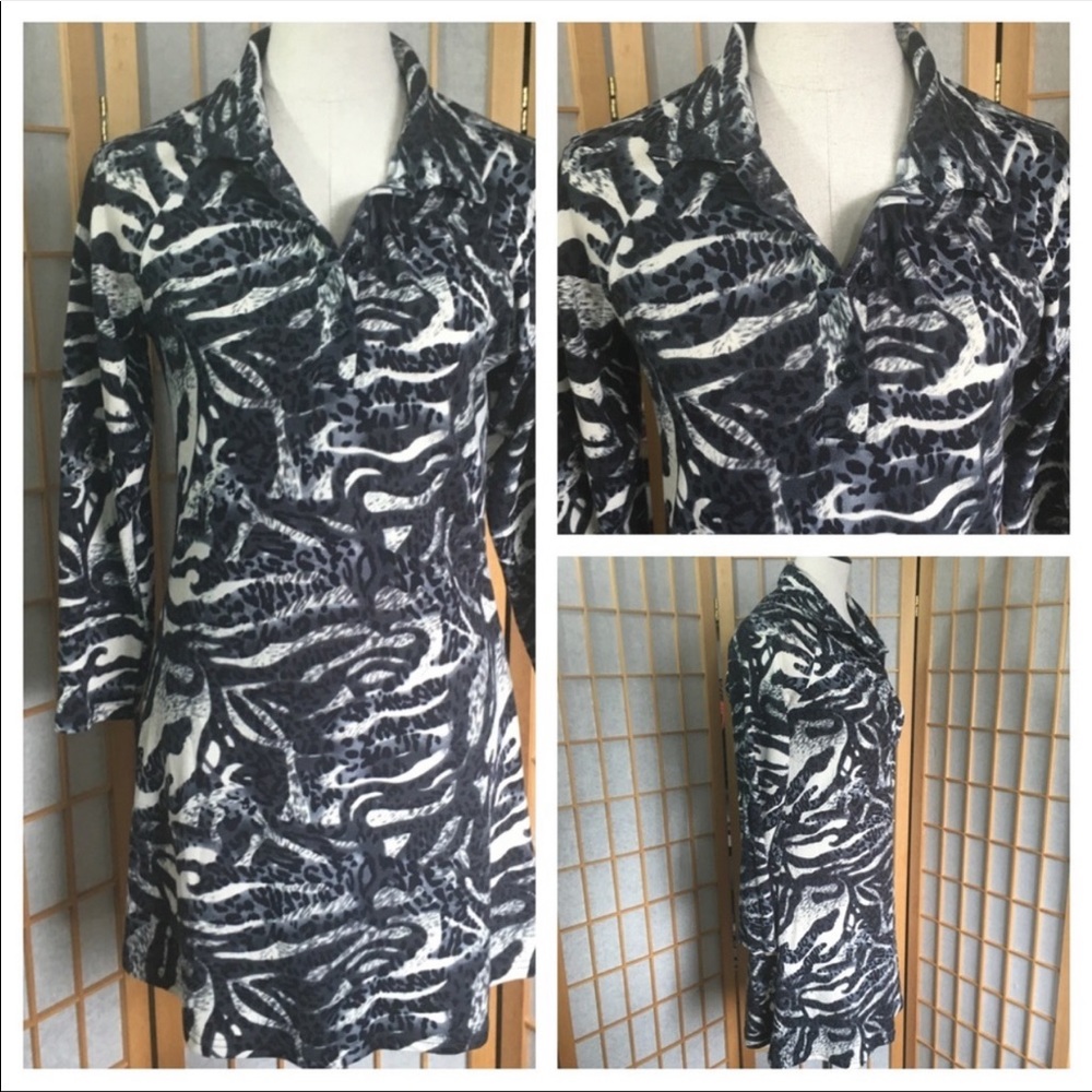 Sacred Threads Print Dress SZ L
